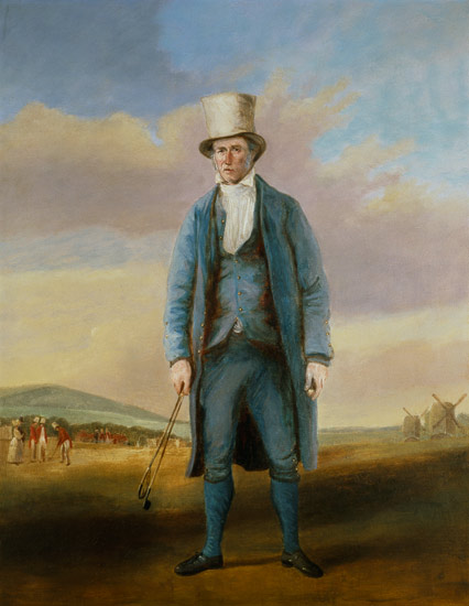 `Old Alick`, Alick Brotherton (1756-1840) the Holemaker of Royal Blackheath Golf Club a R.S.E Gallen