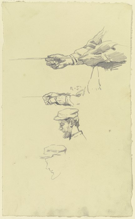 Kopf und Hände eines Arbeiters aus der "Großen Spinnerei von Edam" a Rudolf Gudden