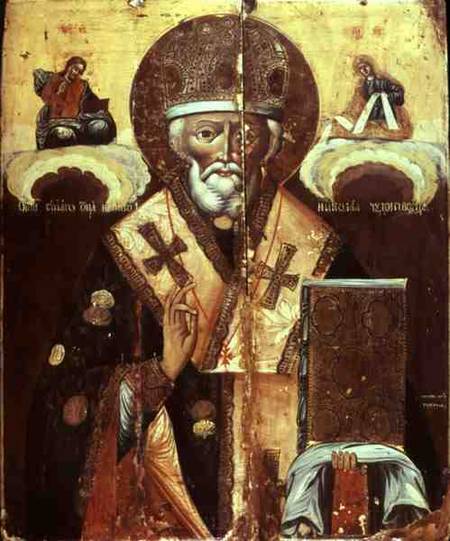 Icon of St. Nicholas the Miracle Worker a Russian
