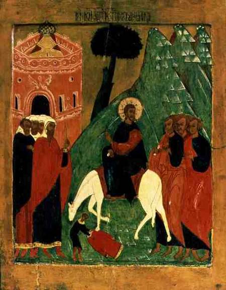 The Entry into Jerusalem a Scuola Russa