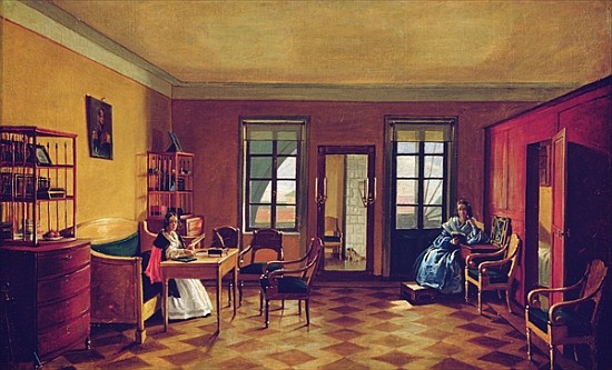 Interior of an attic a Scuola Russa
