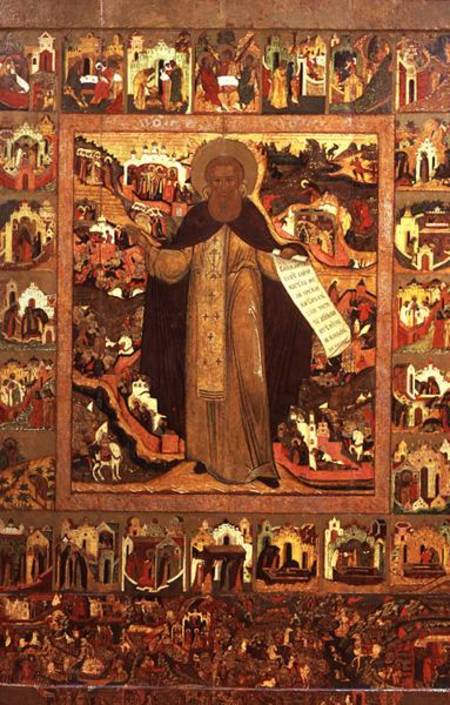 Life of St. Sergius of Radonesh a Scuola Russa