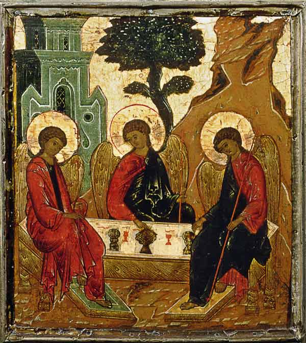 Trinità Vecchio Testamento a Scuola Russa