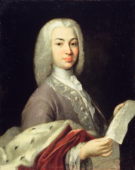 Portrait of Prince Antiokh Kantemir a Scuola Russa
