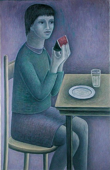 Watermelon, 2002 (oil on canvas)  a Ruth  Addinall