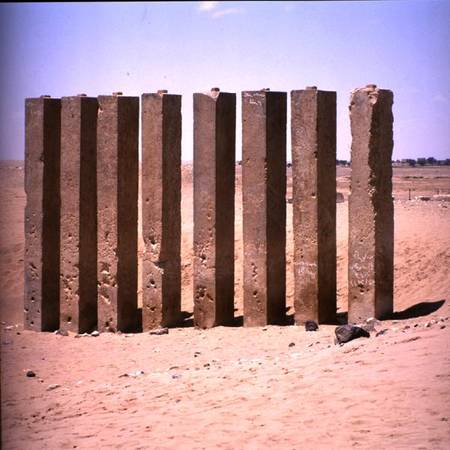 Remains of the Temple of Awwam, built c.400 BC a Sabean School