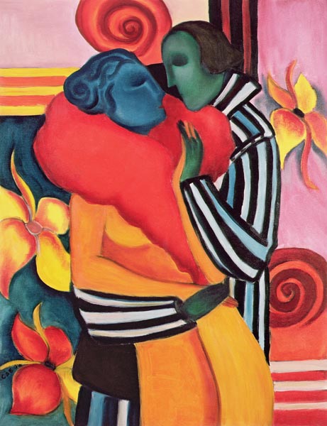 The Lovers, 2006 (oil on canvas)  a Sabina  Nedelcheva-Williams