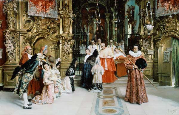 A Blessing from his Eminence a Salvador Viniegra y Lasso de la Vega