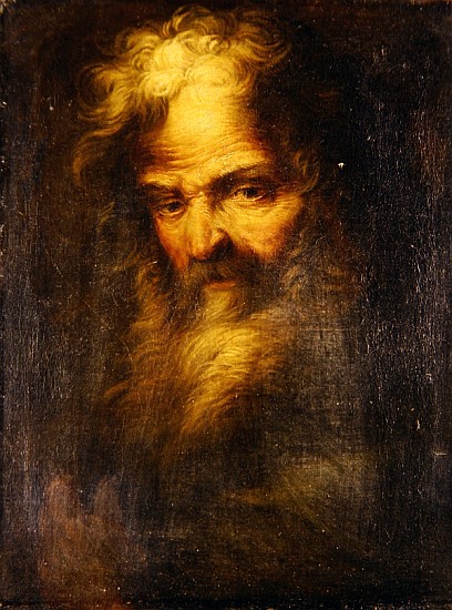 Bearded prophet a Salvator Rosa