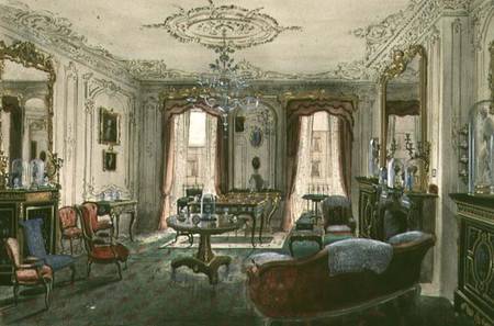Interior of a drawing room in a town house a Samuel A. Rayner