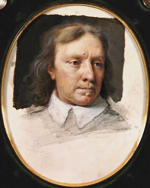 Miniature of Oliver Cromwell (unfinished) a Samuel Cooper