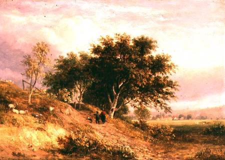 English Rural Landscape a Samuel David Colkett