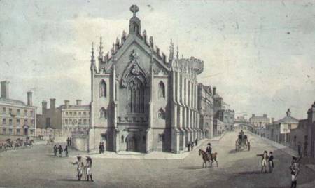 The Castle Chapel, Dublin a Samuel Frederick Brocas