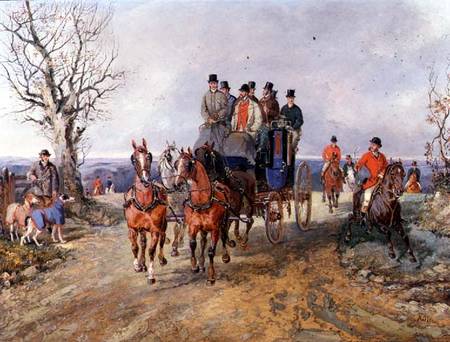 A Coach and Four on the open road a Samuel Henry Gordon Alken