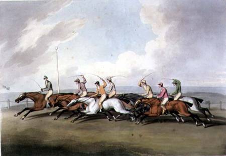 Horse Racing from "Orme's Collection of British Field Sport Prints" a Samuel Howett