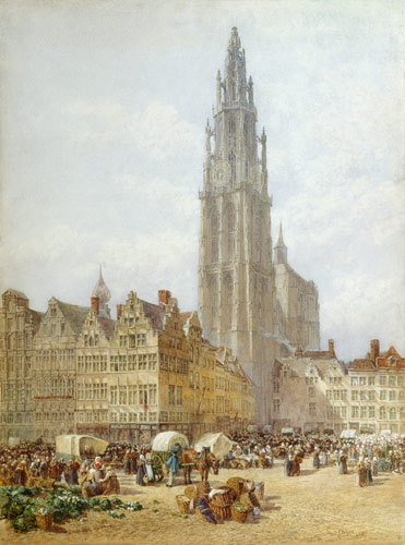 Grande Place, Antwerp a Samuel John Hodson