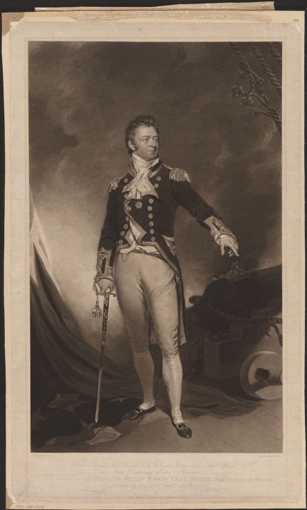 Sir Philip Bowes Vere Broke (1776-1841) a Samuel Lane