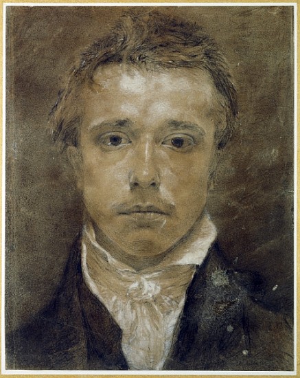 Self Portrait, c.1826 (black chalk heightened with white on paper) a Samuel Palmer
