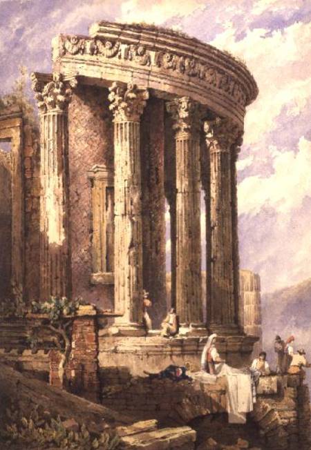 Tivoli, Temple of the Sibyl a Samuel Prout