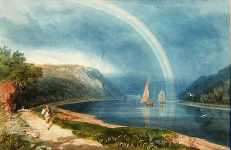 Rainbow on the River Avon a Samuel R.W.S. Jackson