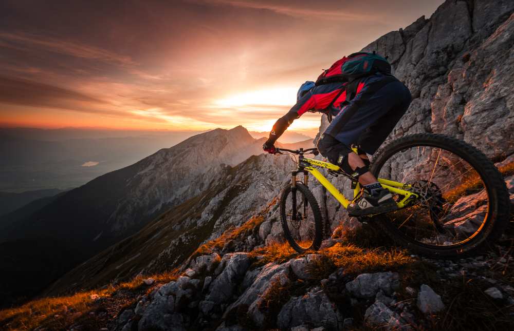 Golden hour high alpine ride a Sandi Bertoncelj