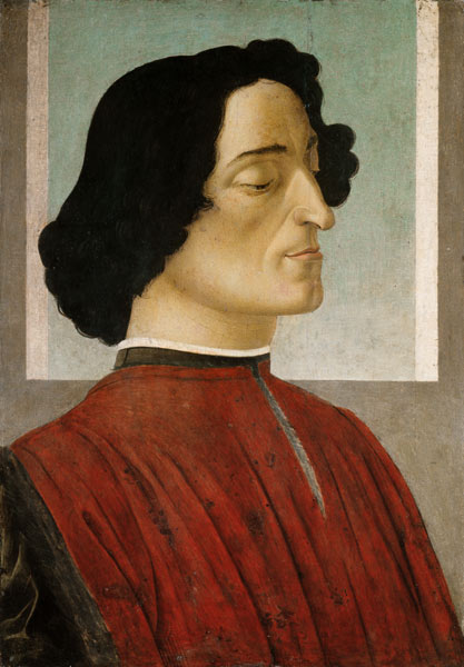 Ritratto di Giuliano de' Medici  a Sandro Botticelli