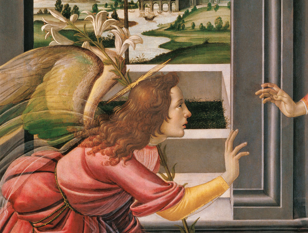 Annunciation / Botticelli / 1489 a Sandro Botticelli