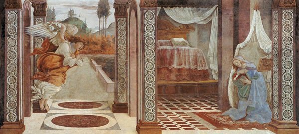 Botticelli, Annunciation for S.Martino a Sandro Botticelli