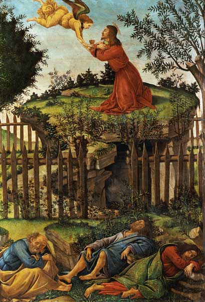 Christ at Mount o.Olives a Sandro Botticelli