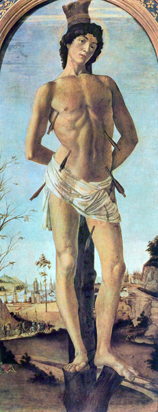 Saint Sebastian a Sandro Botticelli