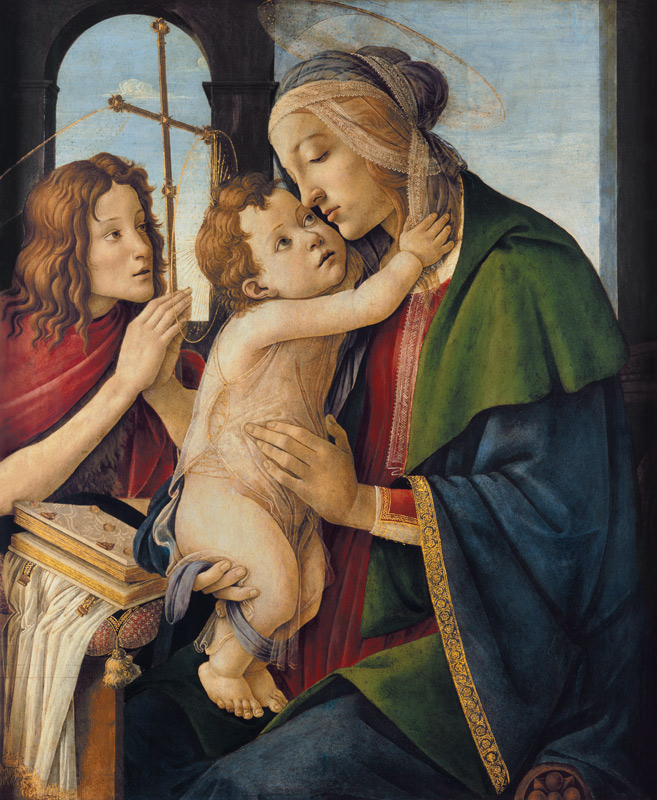 Madonna con bambino a Sandro Botticelli