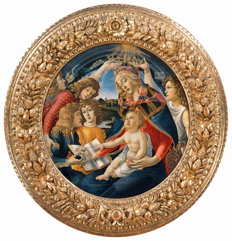 Mary with Child / Botticelli / c.1483 a Sandro Botticelli