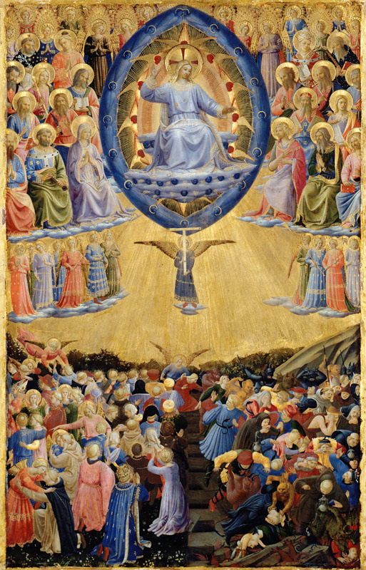 The Last Judgment (Winged Altar, Central Panel) a Sandro Botticelli