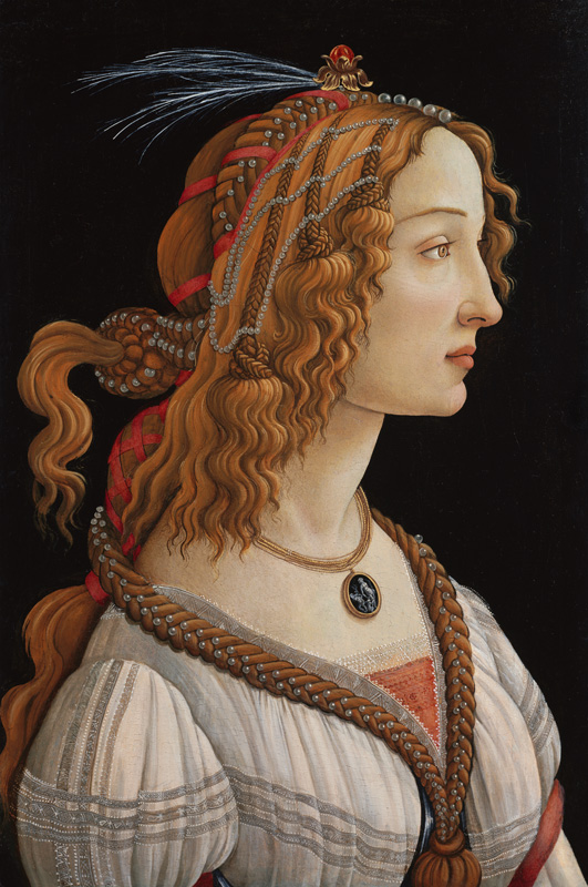 Ritratto idealizzato di Simonetta Vespucci a Sandro Botticelli