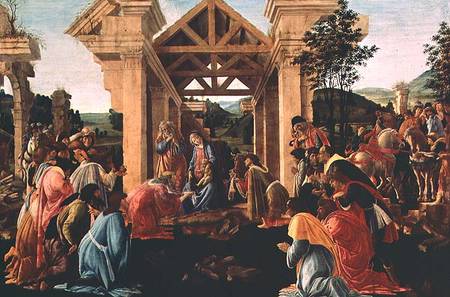 The Adoration of the Magi a Sandro Botticelli