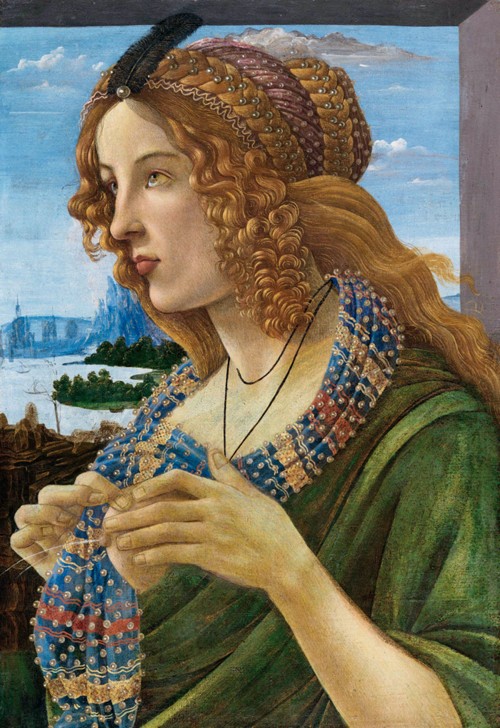 Allegorical Portrait of a Woman (Simonetta Vespucci) a Sandro Botticelli