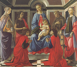 Altar des Hl. Ambrosius. a Sandro Botticelli