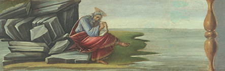 Altar von San Marco: Johannes der Evangelist. a Sandro Botticelli