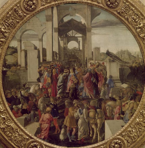 Die Anbetung der Koenige a Sandro Botticelli
