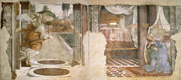The Annunciation from San Martino della Scala a Sandro Botticelli