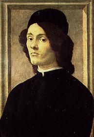 Portrait of a young man. a Sandro Botticelli