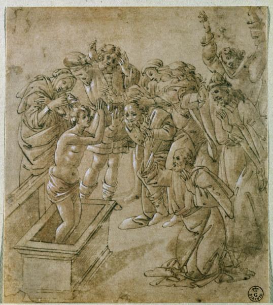 Botticelli / Raising Theophilus  son a Sandro Botticelli