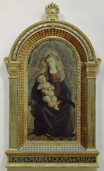 Botticelli, Madonna in der Engelsglorie a Sandro Botticelli