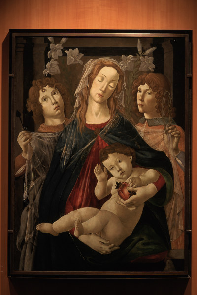 Botticelli-Werkstatt, Maria mit Kind a Sandro Botticelli