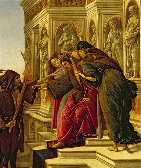 Calumny of Apelles, 1497-98 (detail of 209275) a Sandro Botticelli