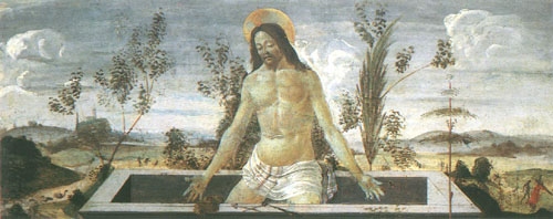 Christ as a pain man a Sandro Botticelli