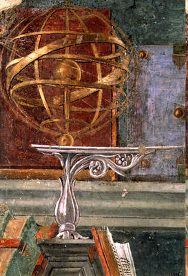 Detail from St.Augustine in his study showing an armillary sphere (see also 44371) a Sandro Botticelli