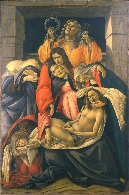 The Lamentation over the Dead Christ a Sandro Botticelli