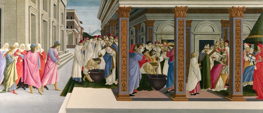 Three Miracles of Saint Zenobius a Sandro Botticelli