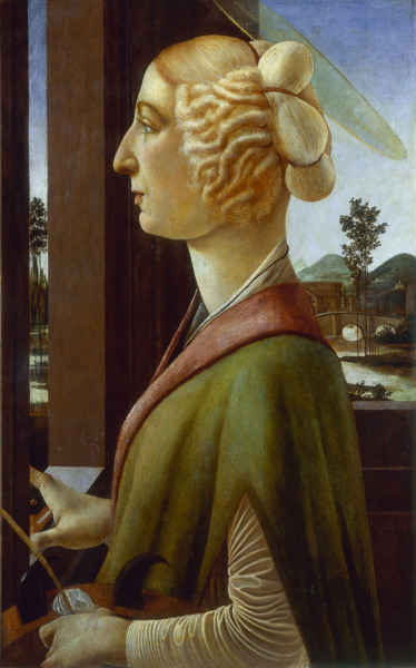 Saint Catherine a Sandro Botticelli